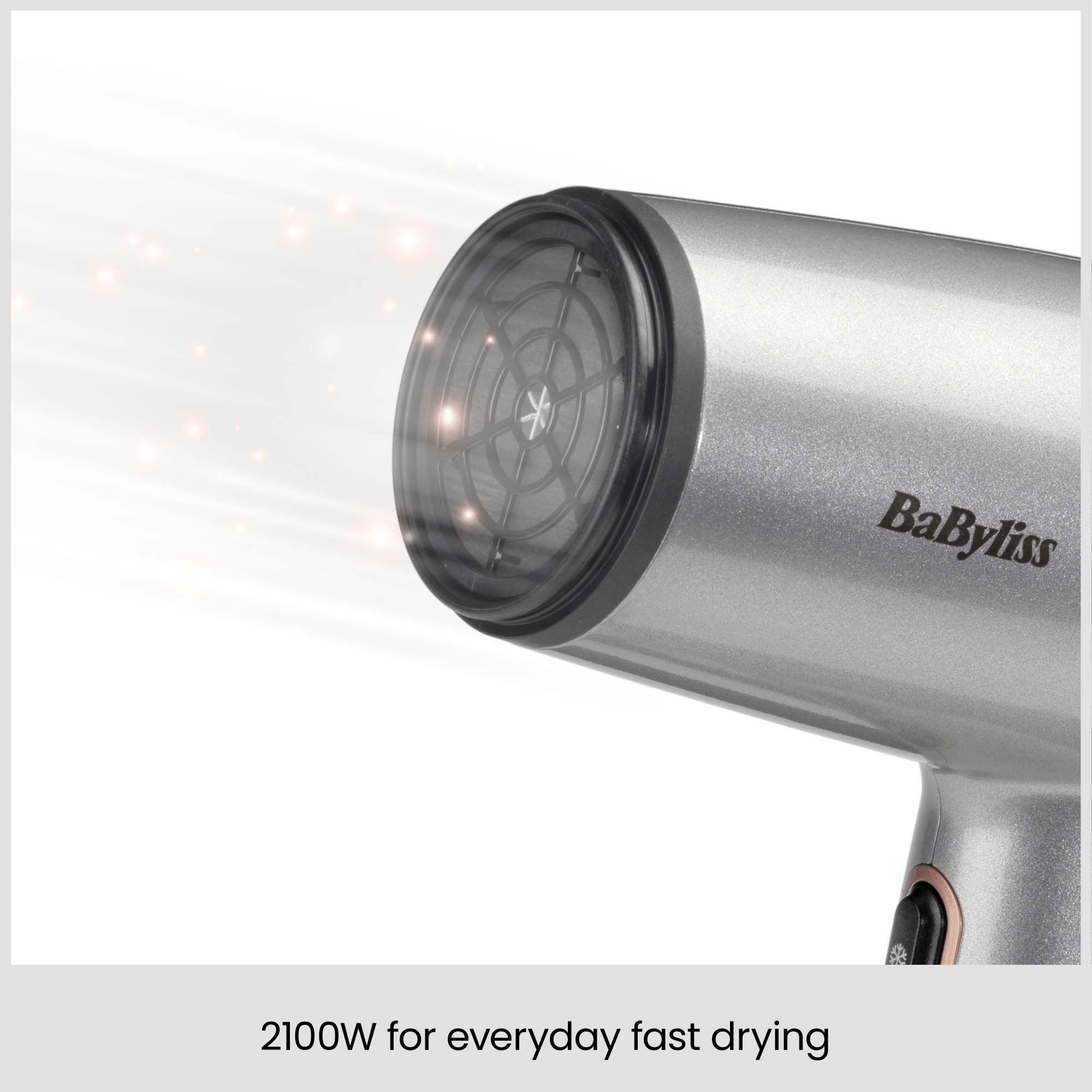 2100W for everyday fast drying